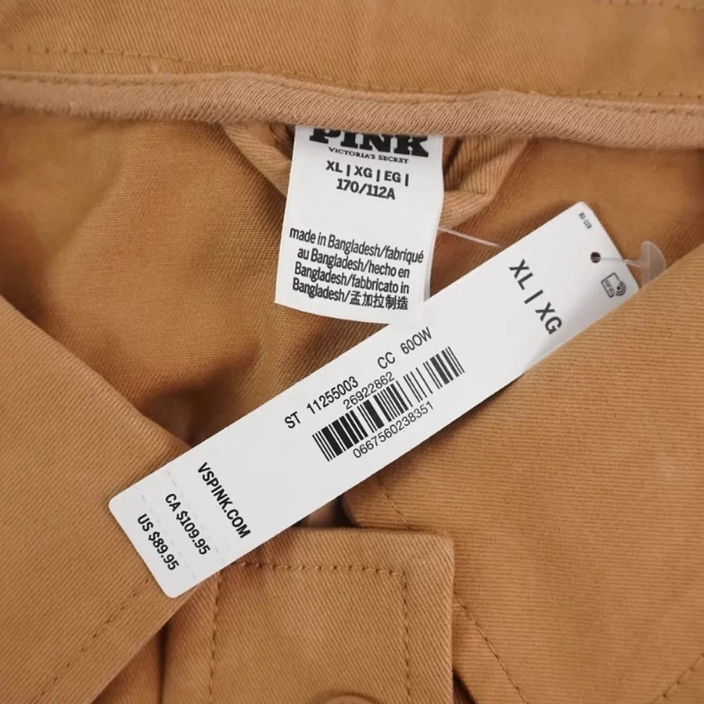 PINK • Victoria’s Secret Toffee Cargo Utility Jacket - Picture 4 of 5